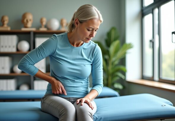 Localisation précise de la douleur dans le syndrome du piriforme