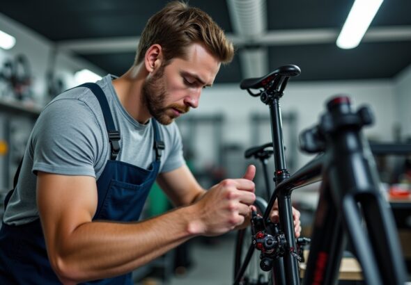 Entretien régulier en magasin : longévité du vélo et sécurité en sortie