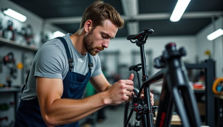 Entretien régulier en magasin : longévité du vélo et sécurité en sortie