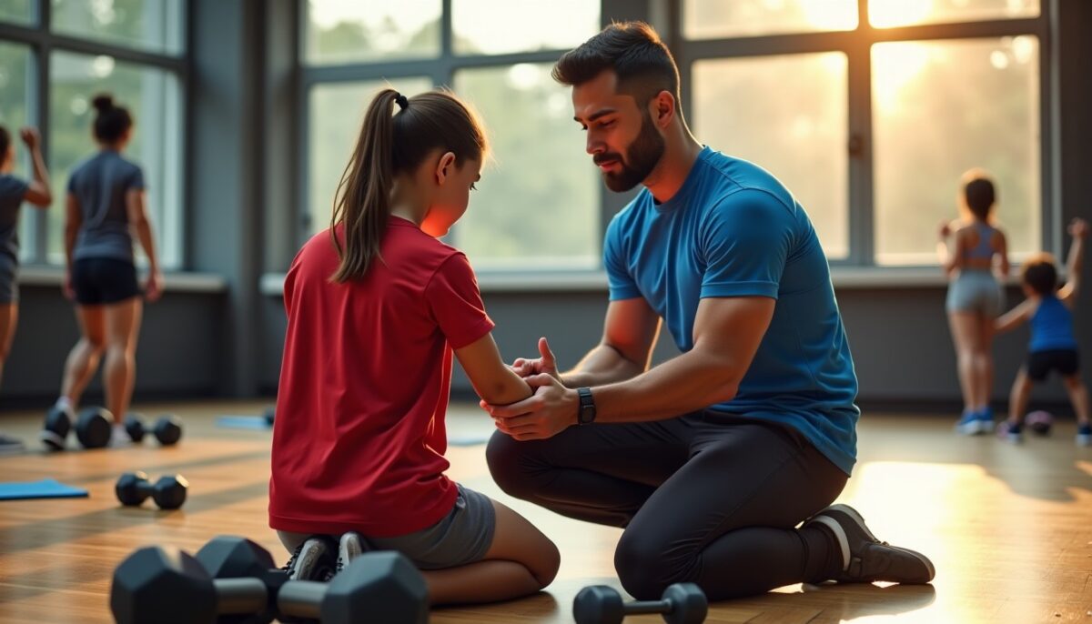 Comment réagir efficacement en cas de blessure d'un élève pendant une séance de coaching personnalisé ?